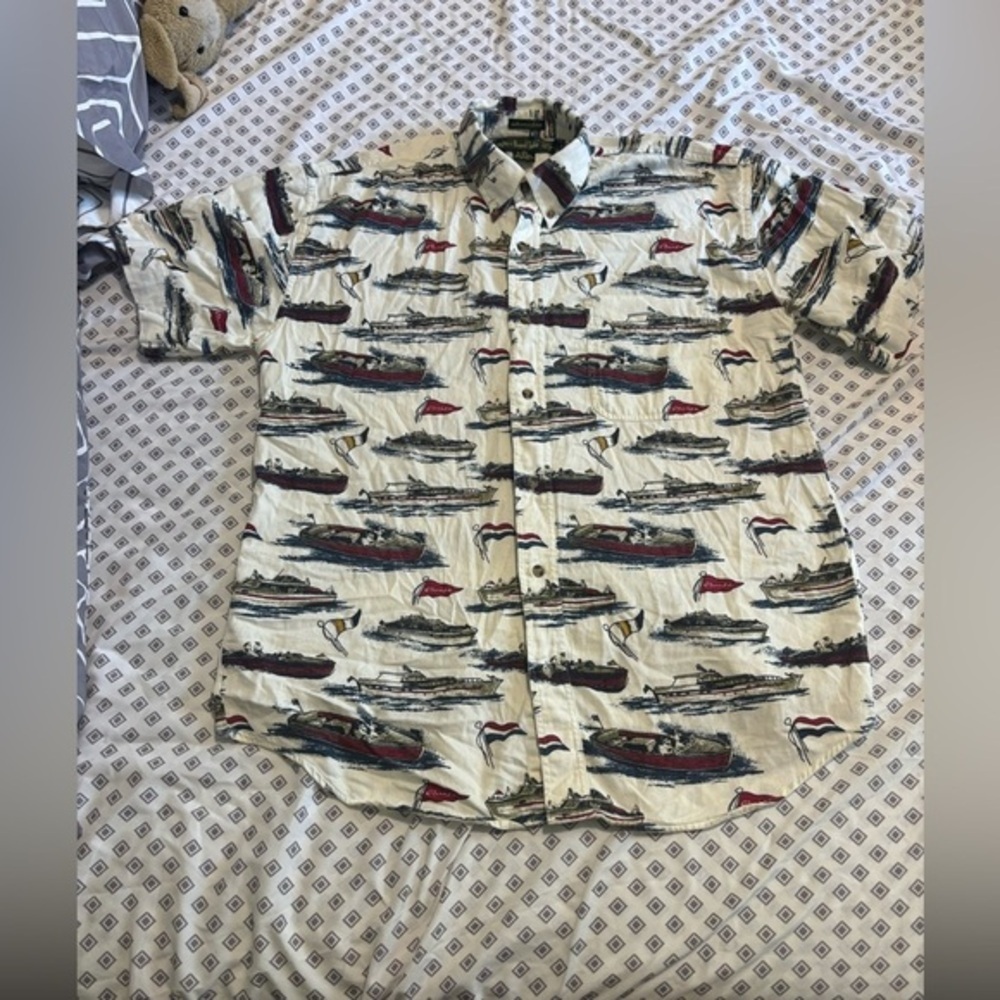 Knights of Round Table Men's L Vtg Casual Shirt